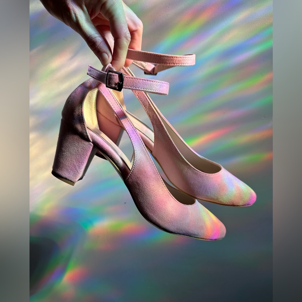 Light Pink, Vegan Suede Bridal Shoes